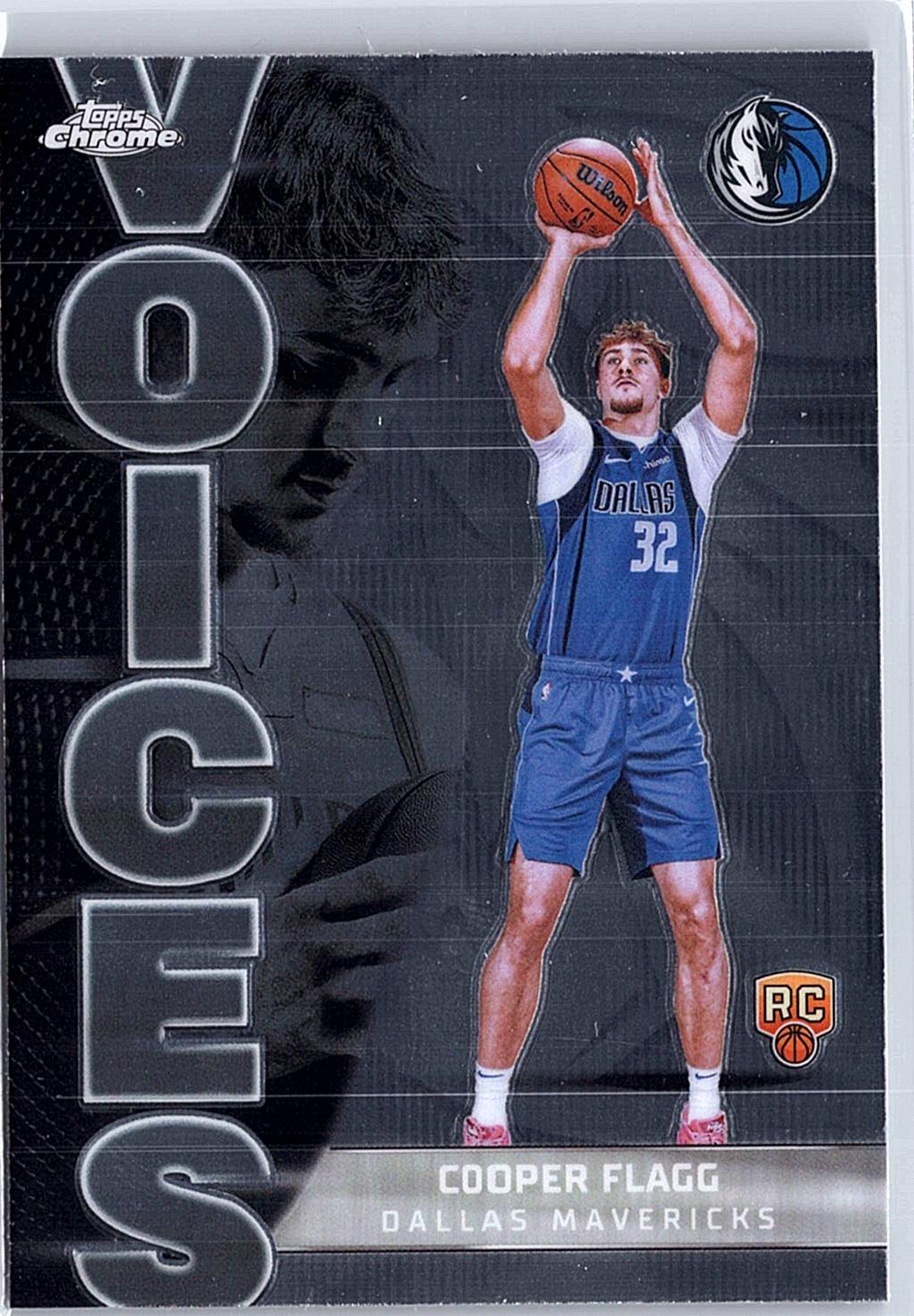 2025-26 Topps Chrome #VS-6 Cooper Flagg Voices RC