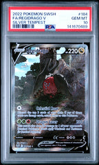 2022 Pokemon Silver Tempest #184 Regidrago V Silver Tempest PSA 10