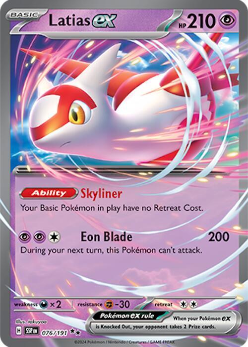 Latias ex SSP Holo NM