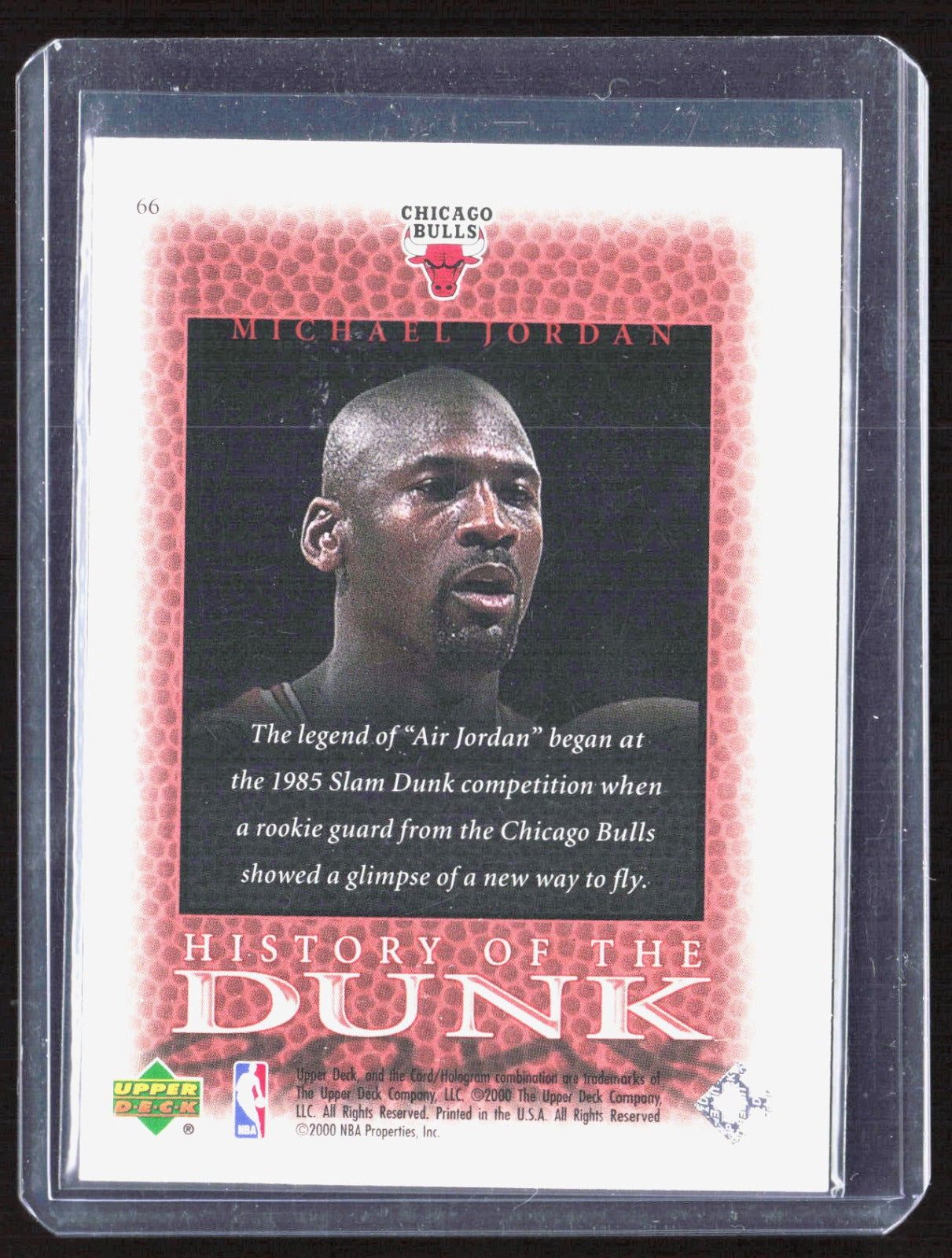 1999-00 Upper Deck Legends Michael Jordan 66 Basketball Chicago Bulls