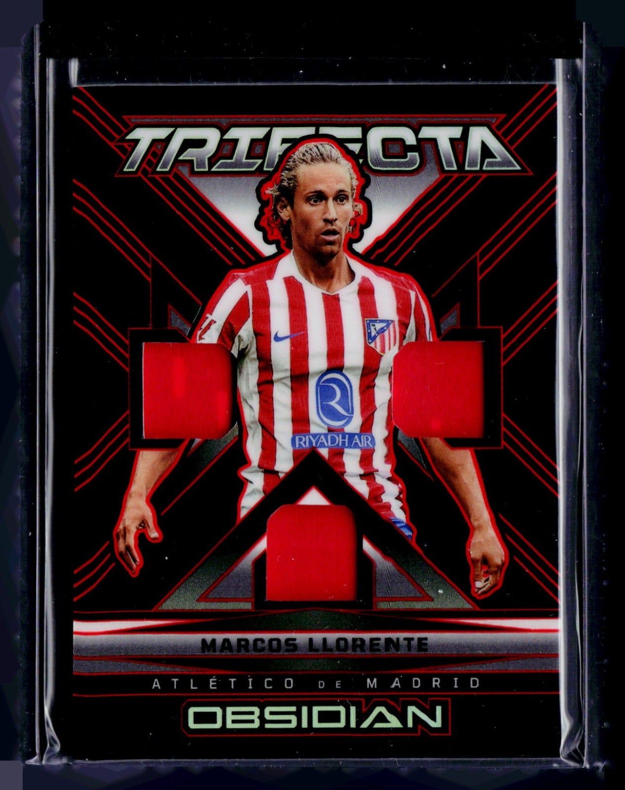 Marcos Llorente Panini Obsidian - Trifecta Material /149 TM-MCL NM