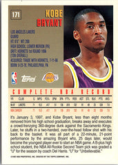 1997-98 Topps #171 Kobe Bryant