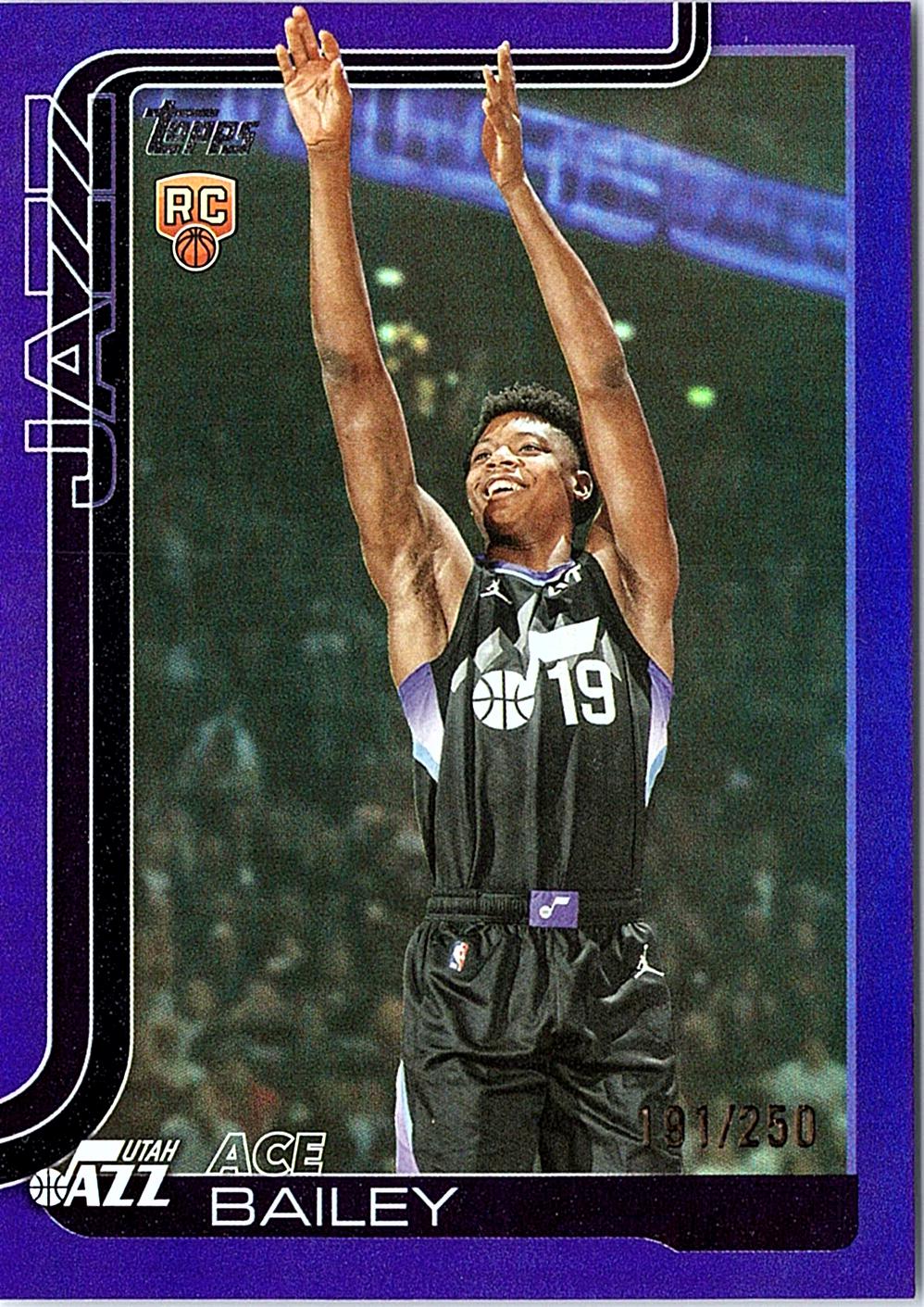 2025-26 Topps #205 Ace Bailey Purple Holo Foil #/250