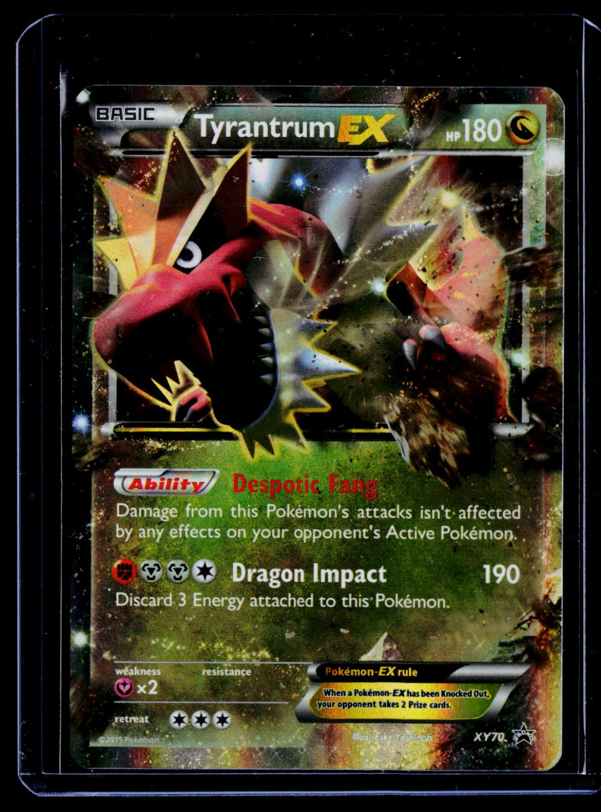 Tyrantrum EX Holo XY Promos XY70 NM
