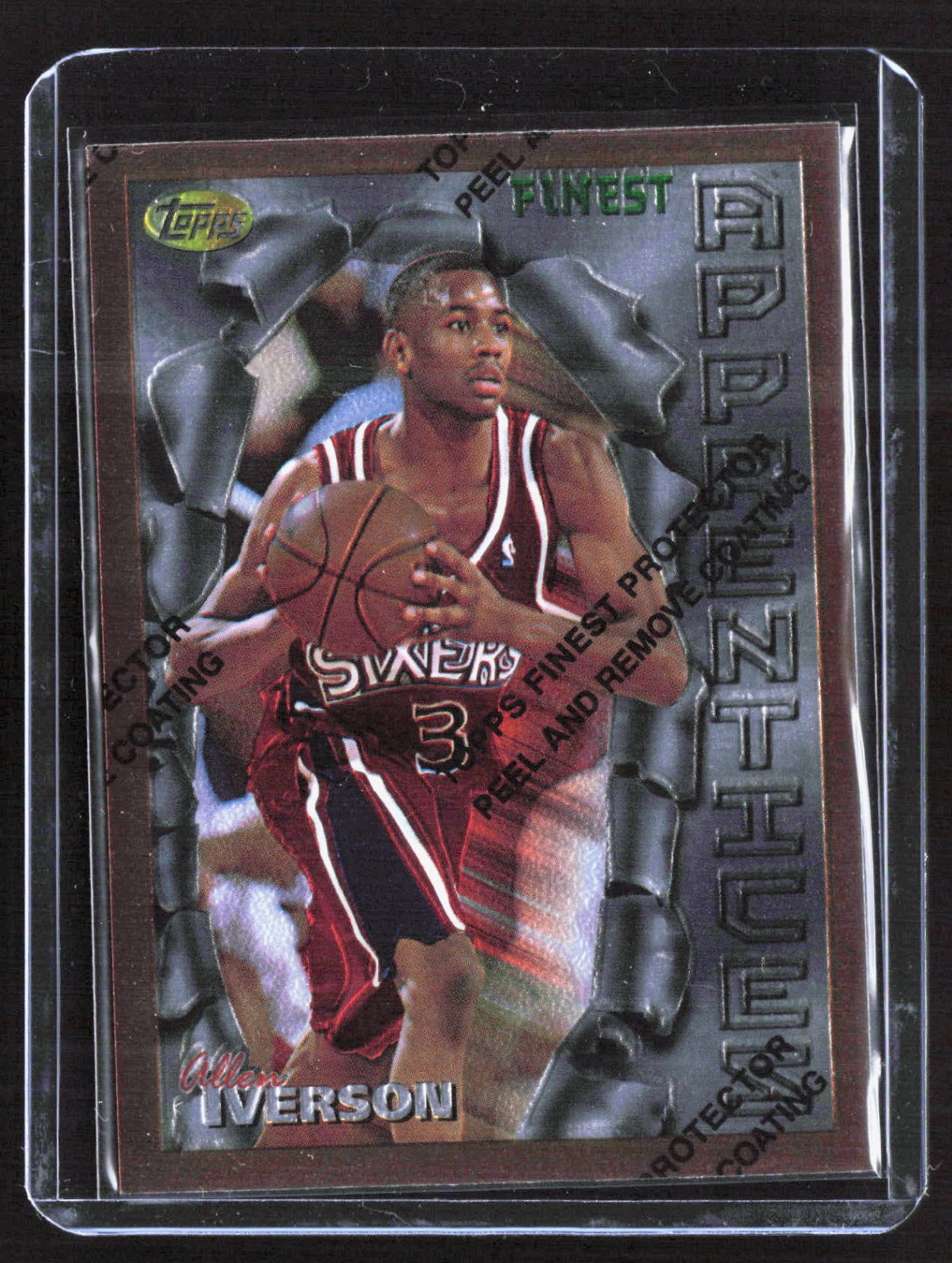 1996-97 Finest Allen Iverson 69 Basketball Philadelphia 76ers