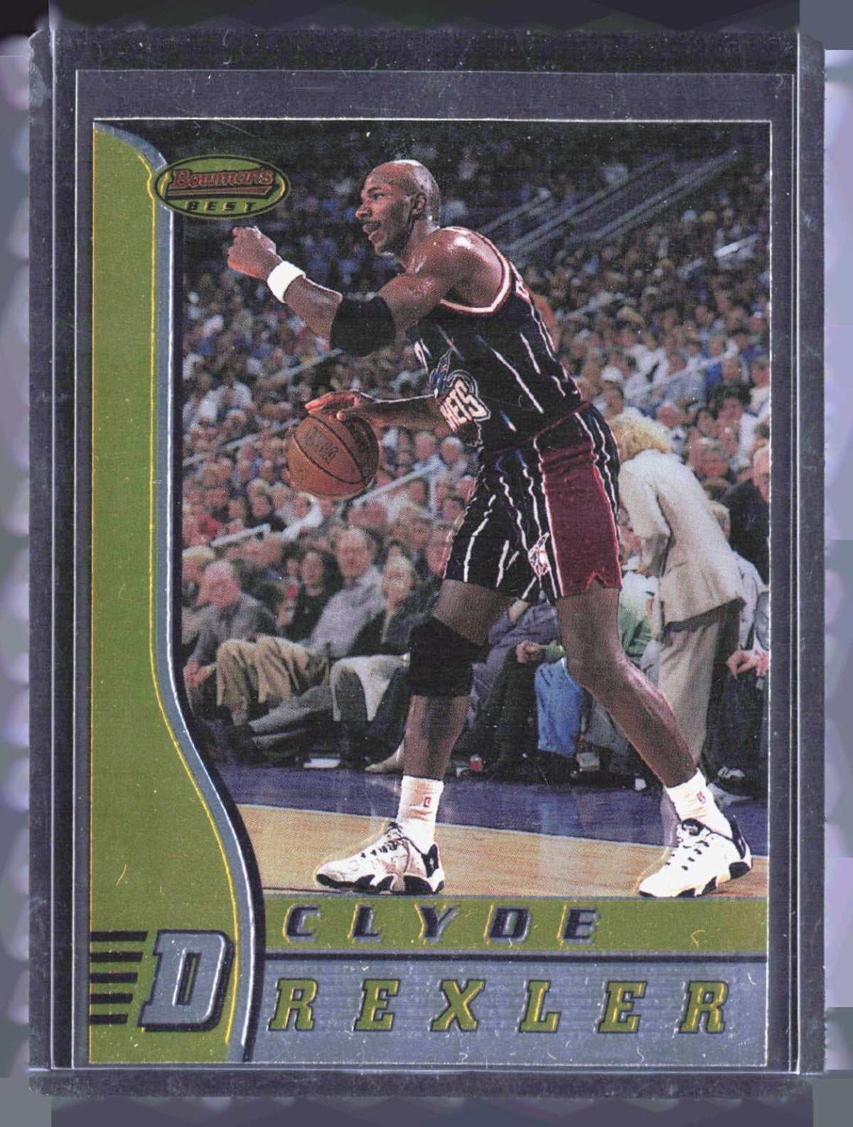 1996-97 Bowman's Best Clyde Drexler 75 Basketball Houston Rockets