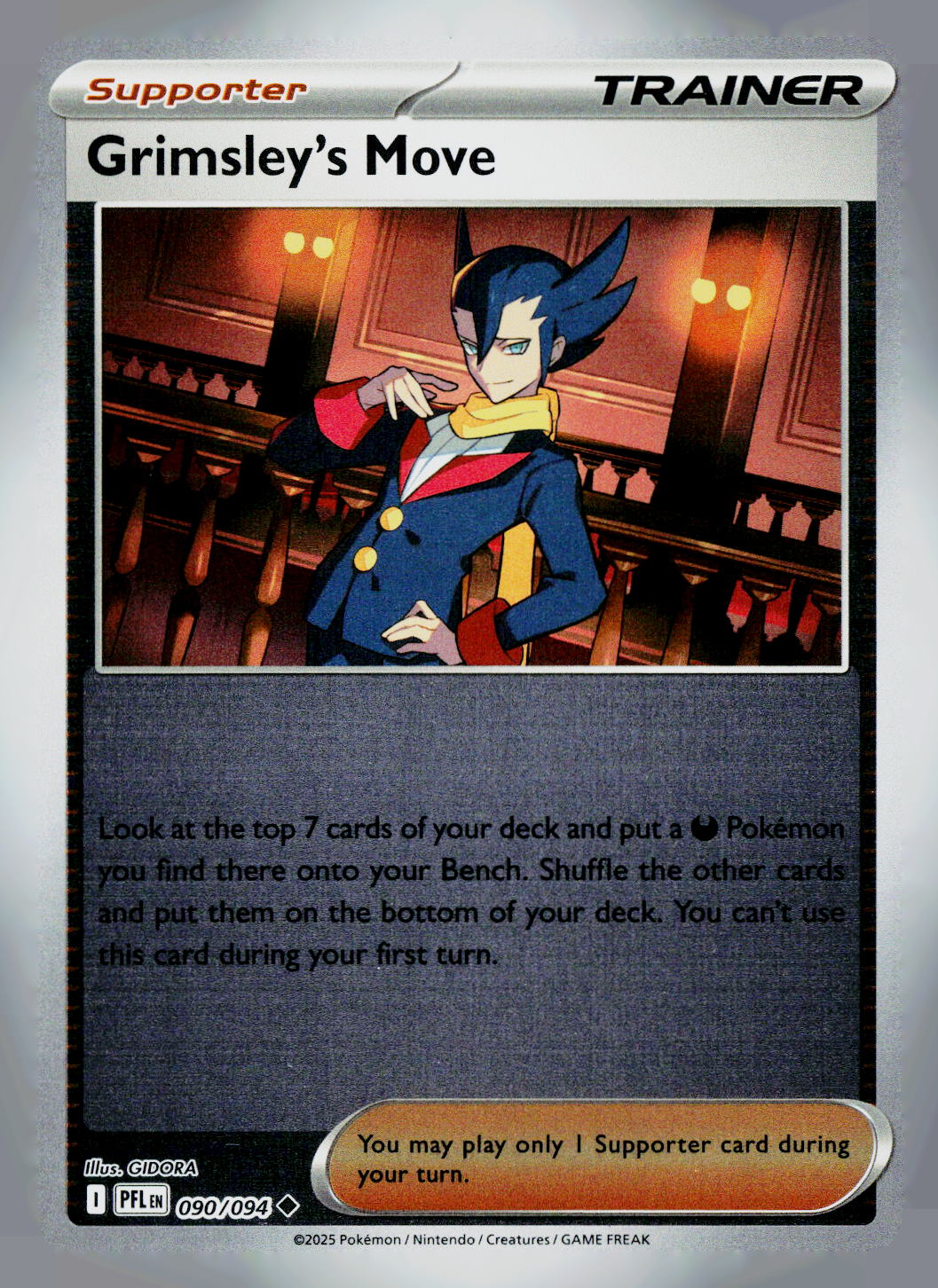 Grimsley's Move PFL 090/094 Reverse Holo NM