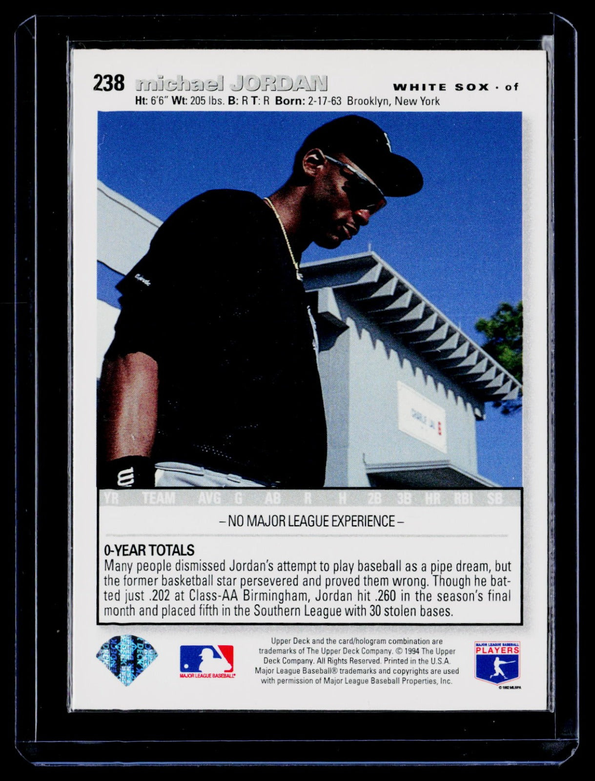 Michael Jordan Collector's choice silver signature 238 NM