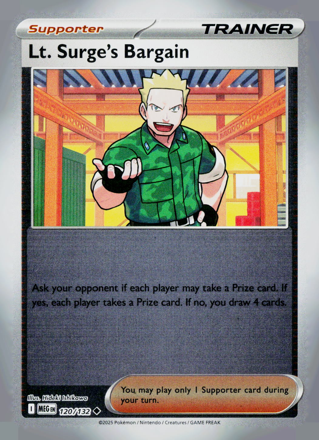 Lt. Surge's Bargain MEG 120/132 Reverse Holo NM