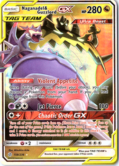 Naganadel & Guzzlord GX Ultra Rare SM - Cosmic Eclipse 158/236 NM