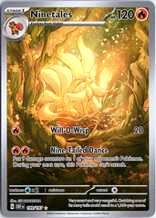 Ninetales Illustration Rare SV03: Obsidian Flames 199/197 NM