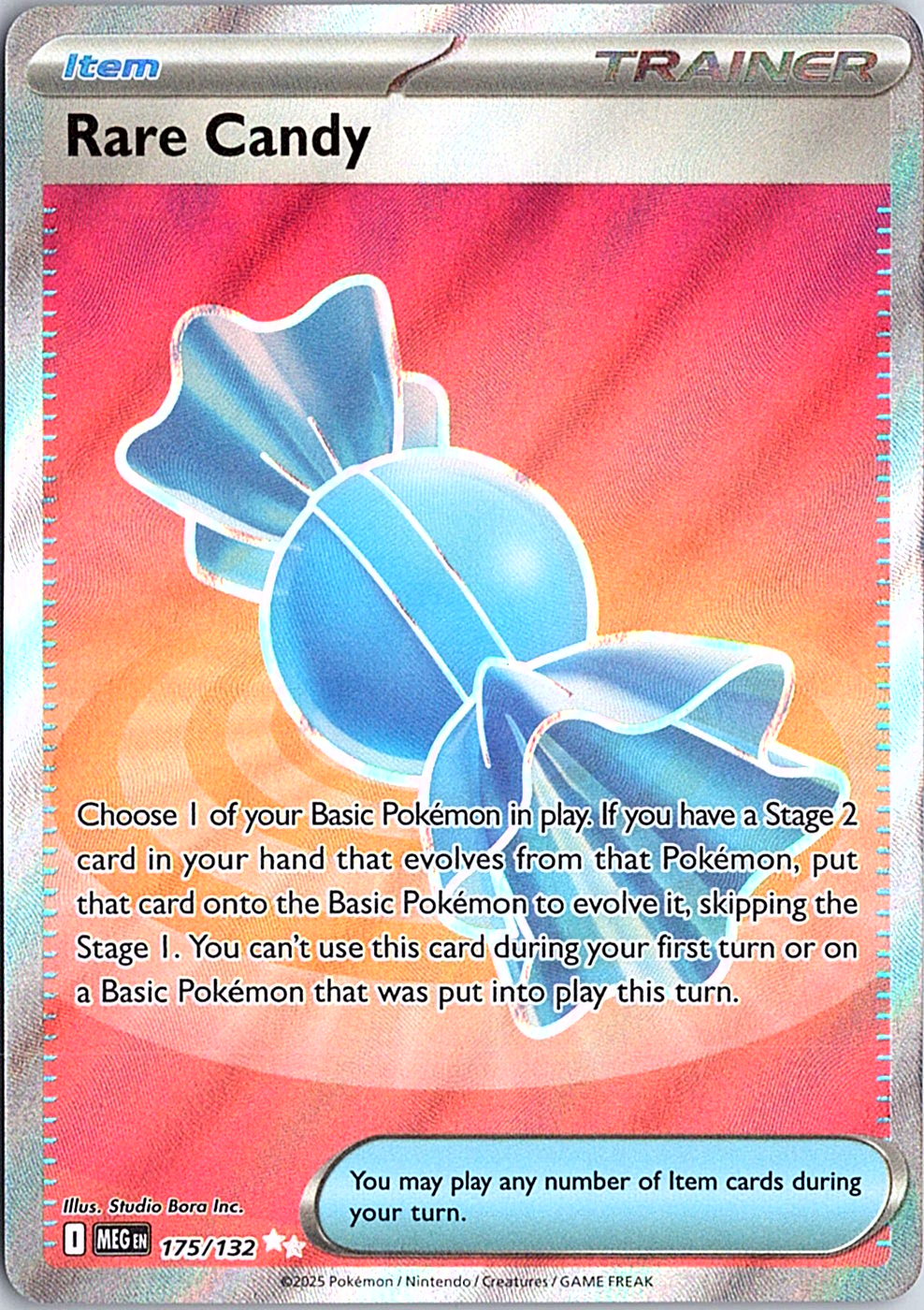 Rare Candy Ultra Rare ME01: Mega Evolution 175/132 NM