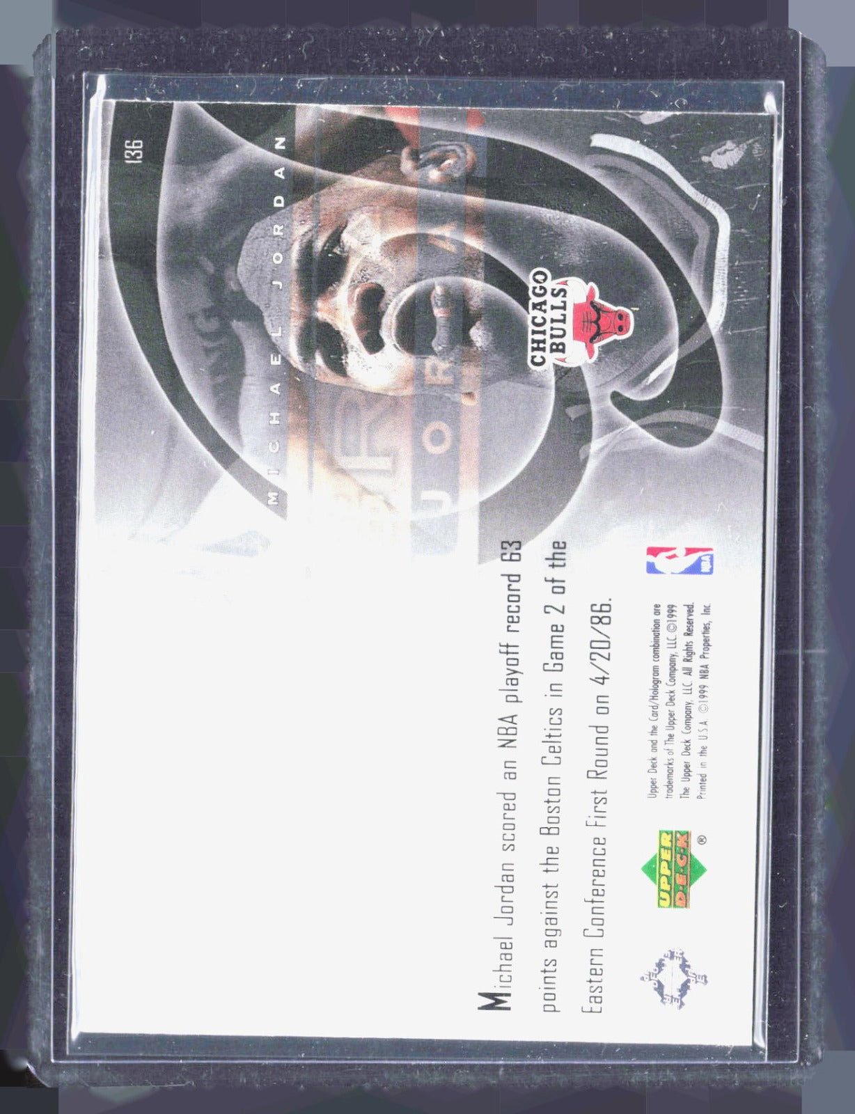 1999-00 Upper Deck Michael Jordan 136 Basketball Chicago Bulls