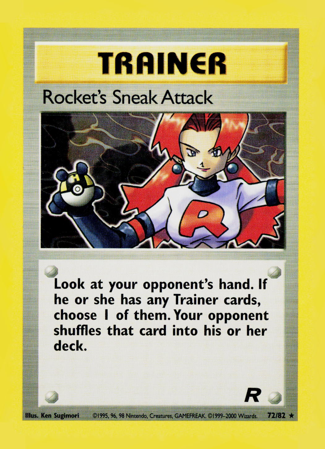 Rocket's Sneak Attack (72) Unlimited Team Rocket 72/82 LP