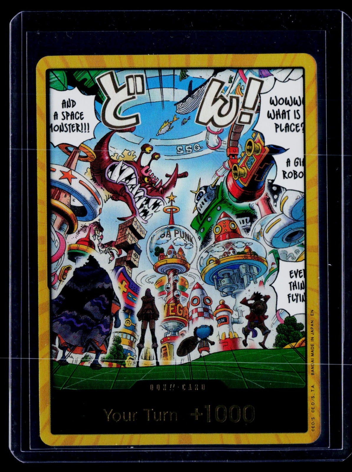 DON!! Card (Egghead) (Gold) OP14 Foil NM