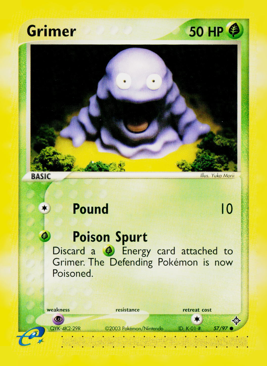 Grimer EX Dragon 57/97 LP