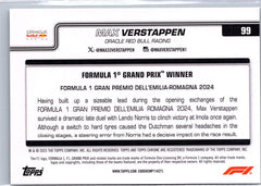 2025 Topps Chrome Formula 1 #99 Max Verstappen Teal Refractor #/299