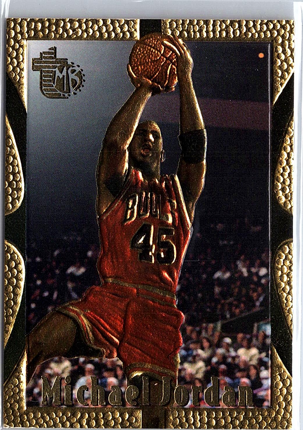 1994-95 Topps Embossed #121 Michael Jordan Golden Idols