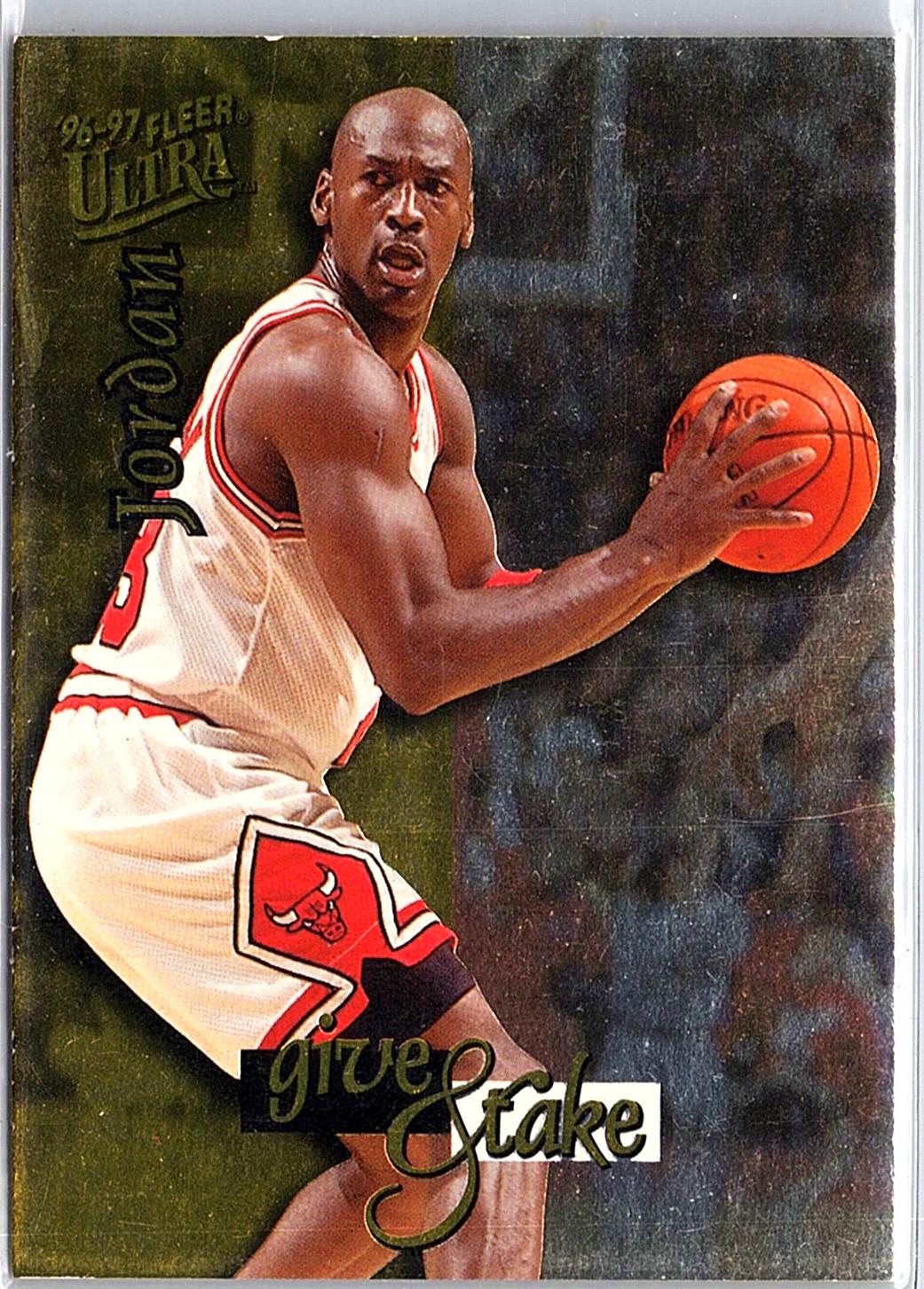 1996-97 Ultra #5 Michael Jordan Give and Take