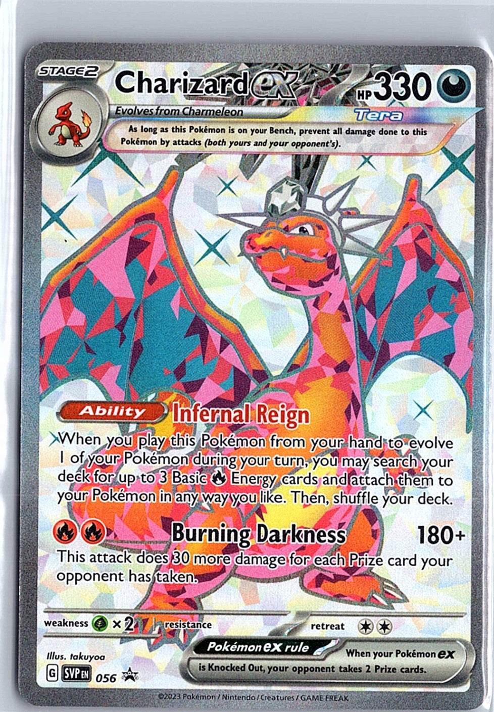 Charizard ex Promo SV: Scarlet & Violet Promo Cards 056 NM