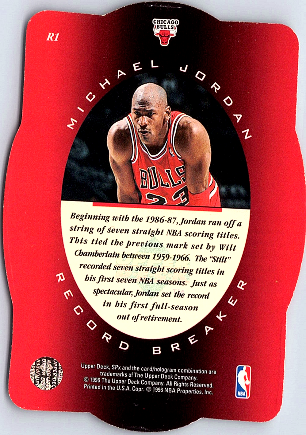 Michael Jordan SPx R1 LP (Back)