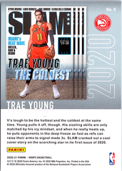 Trae Young Hoops Winter - Slam 6 NM (Back)