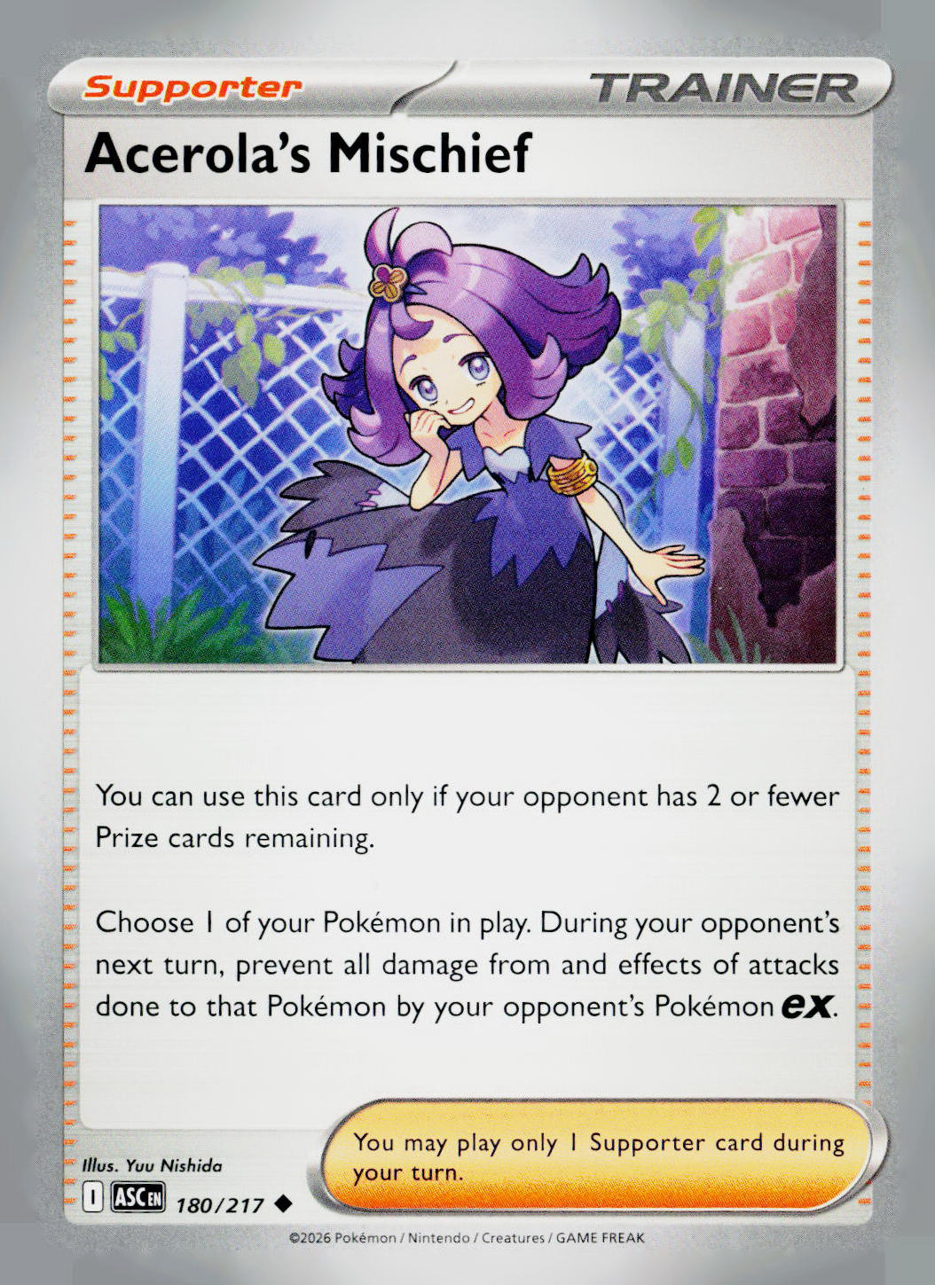 Acerola's Mischief ASC NM