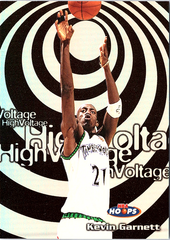 1997-98 Hoops - High Voltage Kevin Garnett 10 HV Minnesota Timberwolves