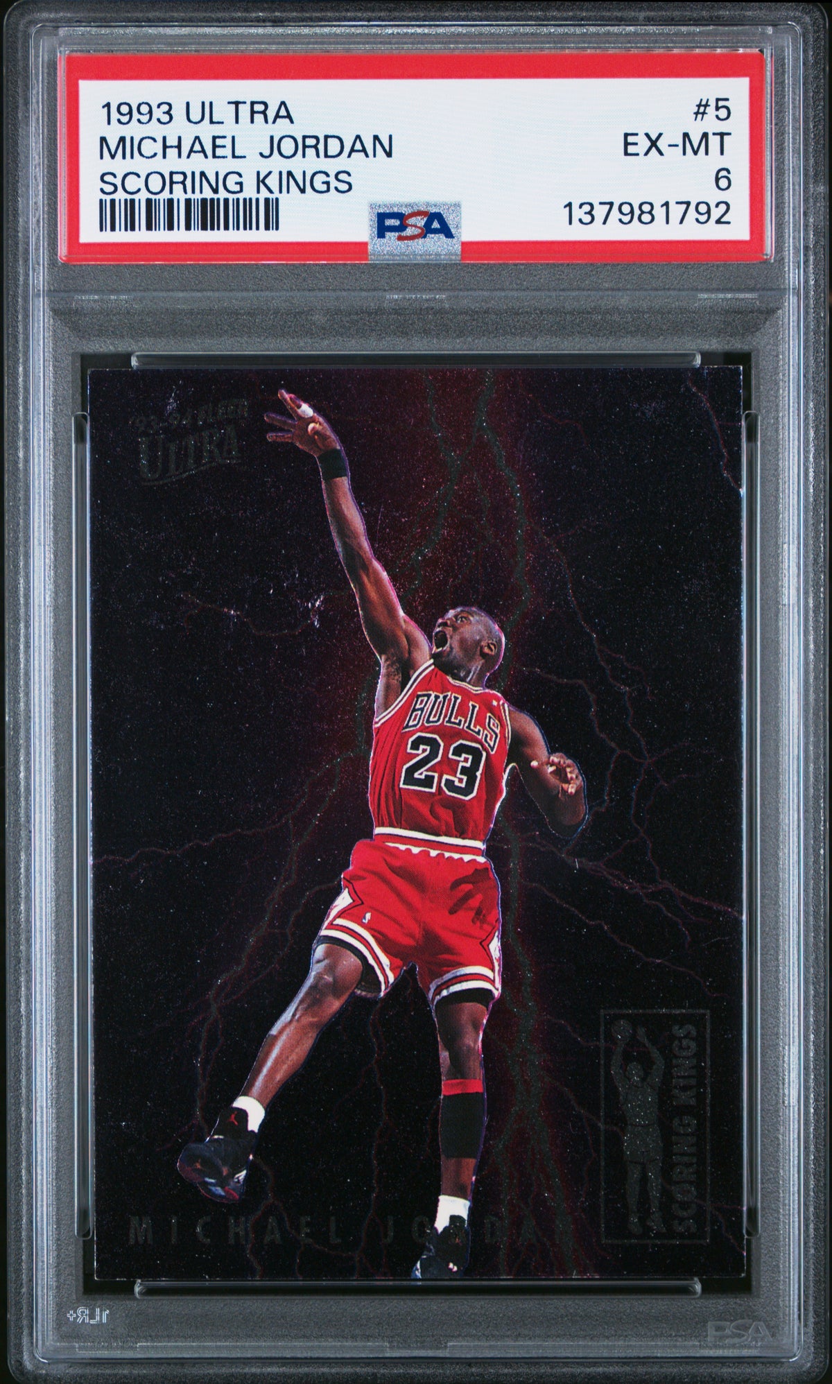 1993 Ultra Scoring Kings #5 Michael Jordan Scoring Kings PSA 6