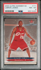 2003 Ultra Hummer H2 #171 Lebron James PSA 8