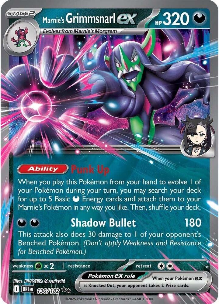 Marnie's Grimmsnarl ex DRI Holo NM