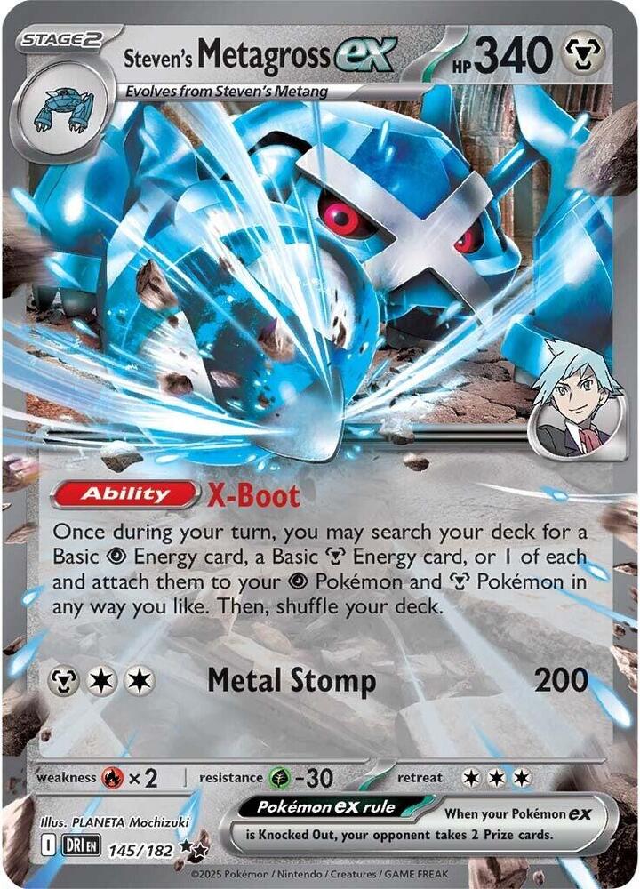 Steven's Metagross ex DRI Holo NM