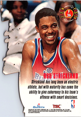 Rod Strickland Stadium Club - Fusion F26 NM (Back)