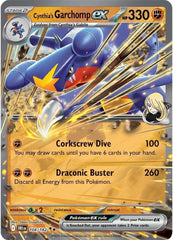 Cynthia's Garchomp ex DRI Holo NM
