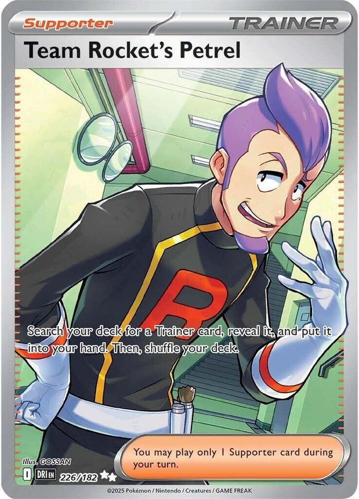 Team Rocket's Petrel Ultra Rare SV10: Destined Rivals 226/182 NM