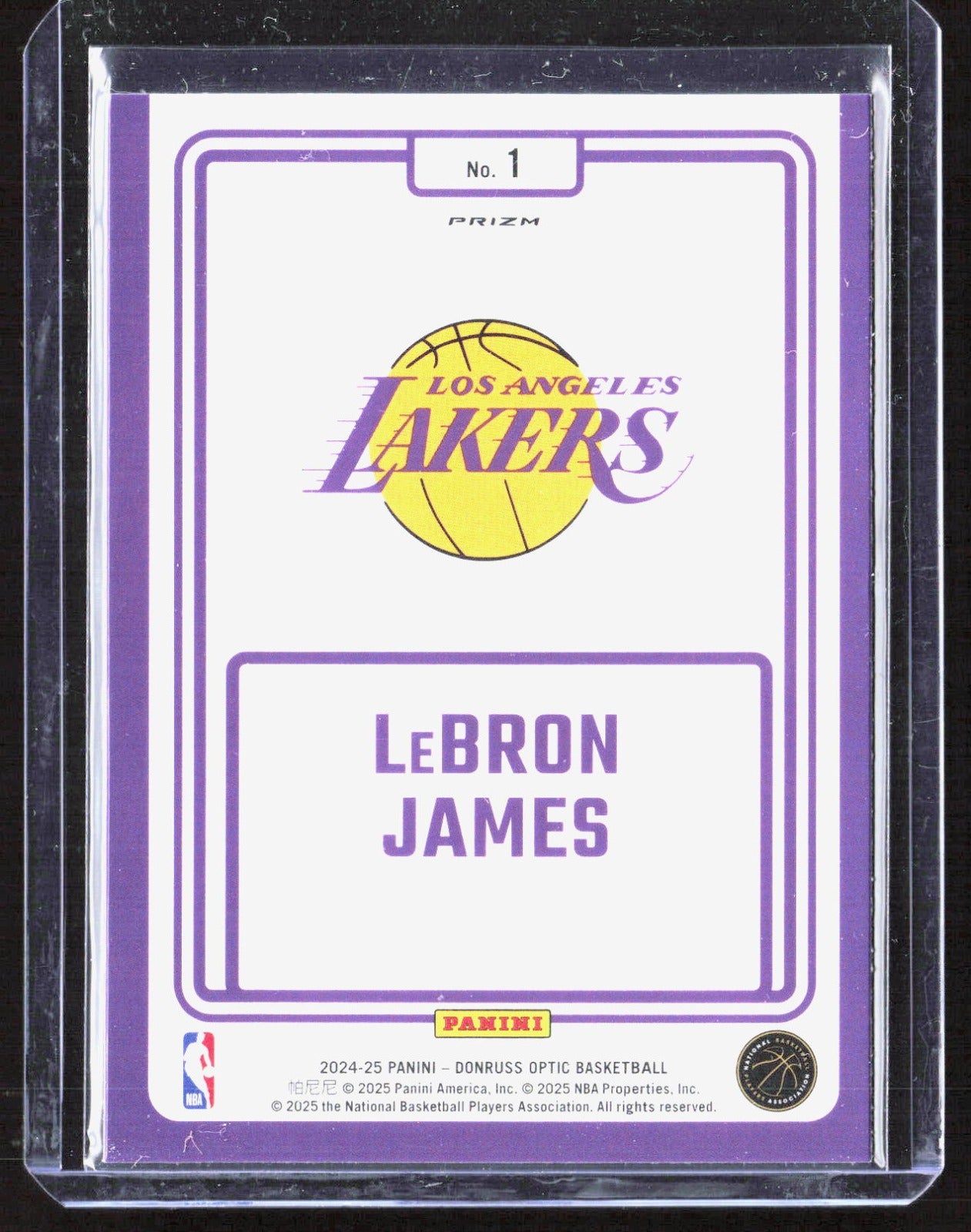 2024-25 Donruss Optic - Winner Stays LeBron James 1 Los Angeles Lakers