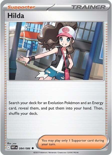 Hilda Uncommon SV: White Flare 084/086 NM