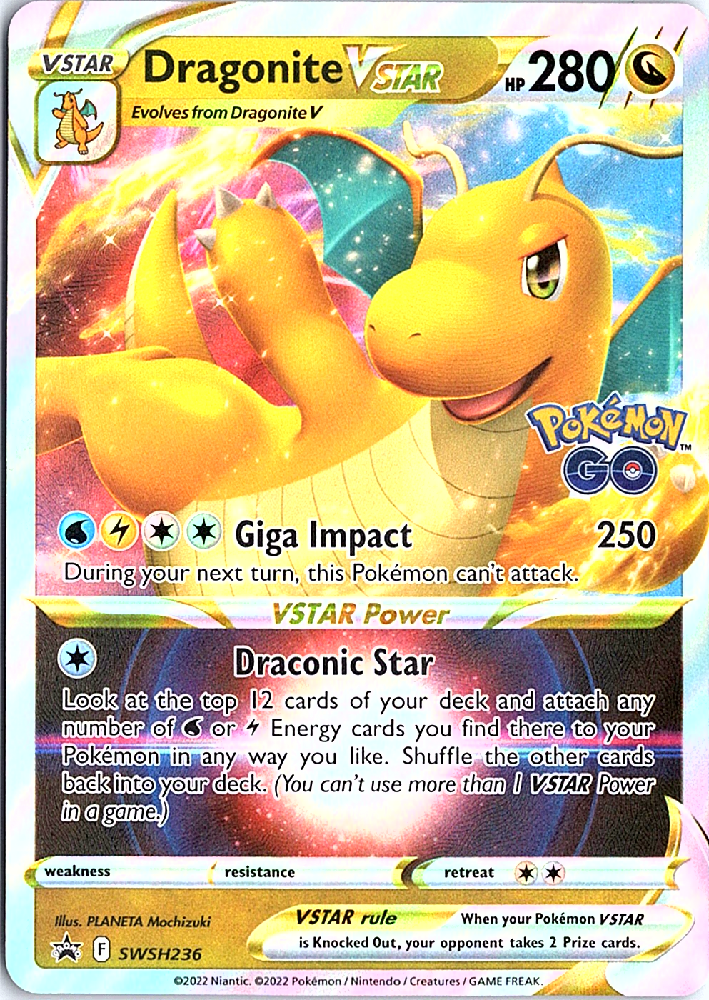 Dragonite VSTAR Promo SWSH: Sword & Shield Promo Cards SWSH236 NM