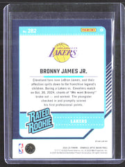 2024-25 Donruss Optic Bronny James Jr. 282 Basketball Silver