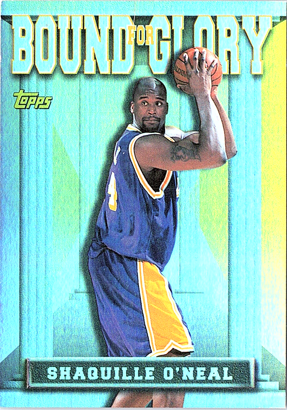 1997-98 Topps - Bound for Glory Shaquille O'Neal BG12 Los Angeles Lakers