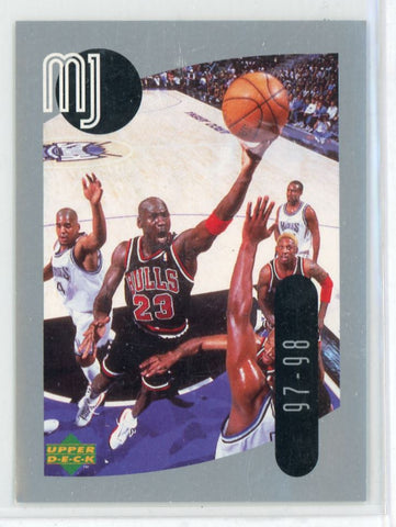 1998 Upper Deck Sticker Michael Jordan 54