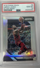 2018 Panini Prizm #6 Lebron James Silver Prizm PSA 10
