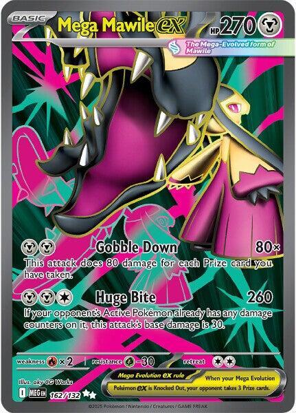 Mega Mawile ex Ultra Rare ME01: Mega Evolution 162/132 NM