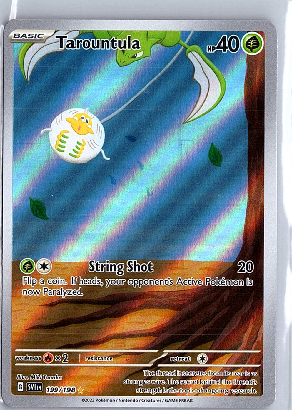 Tarountula Illustration Rare SV01: Scarlet & Violet Base Set 199/198 NM
