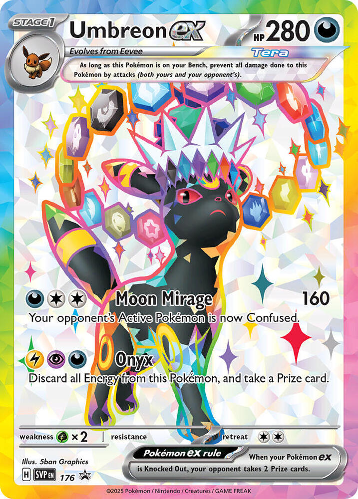 Umbreon ex - 176 Promo SV: Scarlet & Violet Promo Cards SVP 176 NM