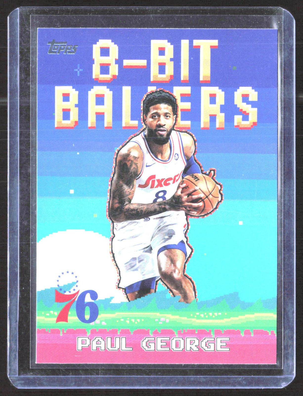 2025-26 Topps - 8-Bit Ballers Holo Foil Paul George 8B-7 Basketball Philadelphia 76ers
