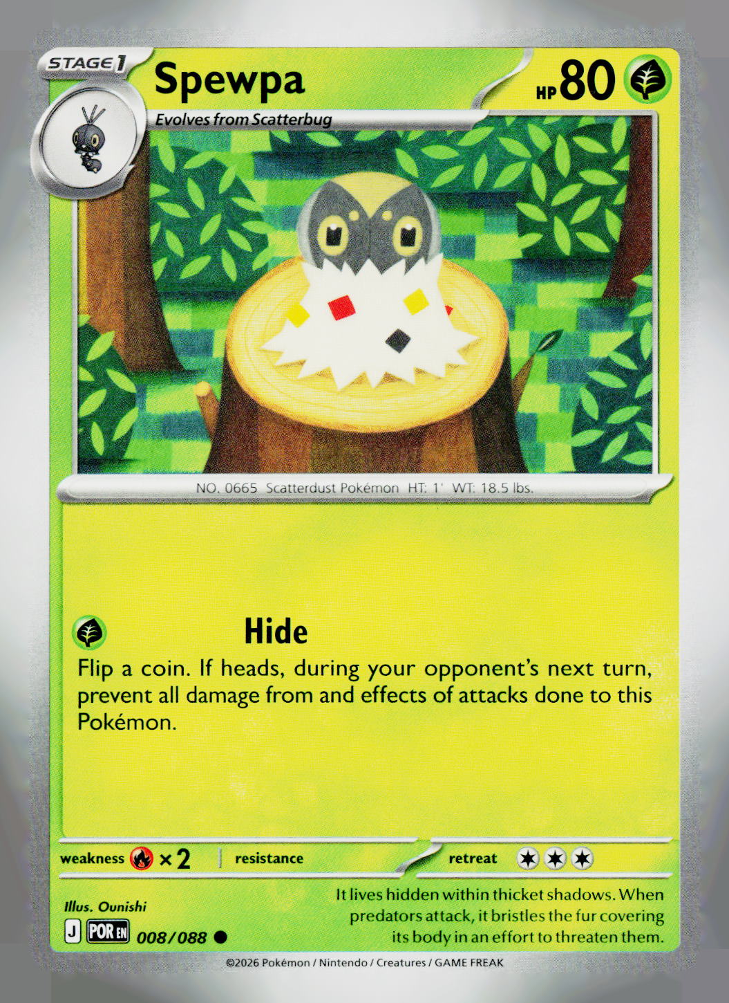 Spewpa POR 008/088 NM