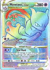 Mewtwo VSTAR (79) (Secret) Secret Rare Pokemon GO 079/078 NM