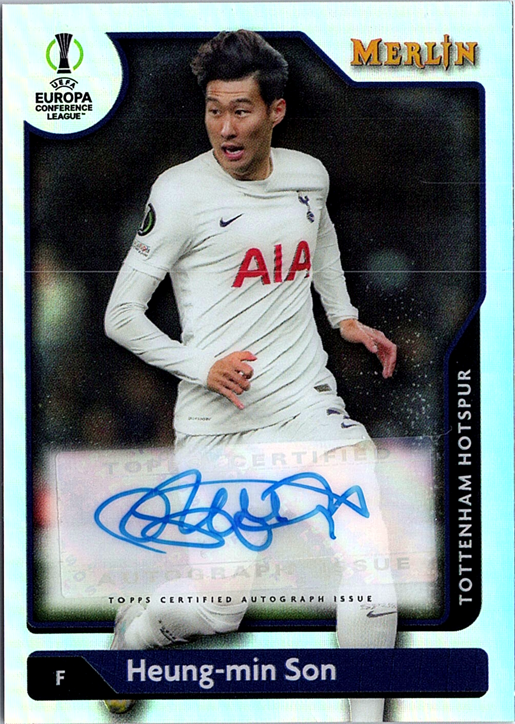 Heung-min Son Merlin UEFA Champions League - Refractor autograph A-HS NM