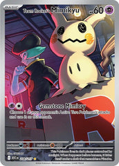 Team Rocket's Mimikyu Illustration Rare ME: Ascended Heroes 238/217 NM